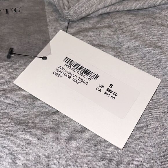 A.L.C. X Soulcycle Warrior Gray Racerback Tank S - Picture 6 of 13